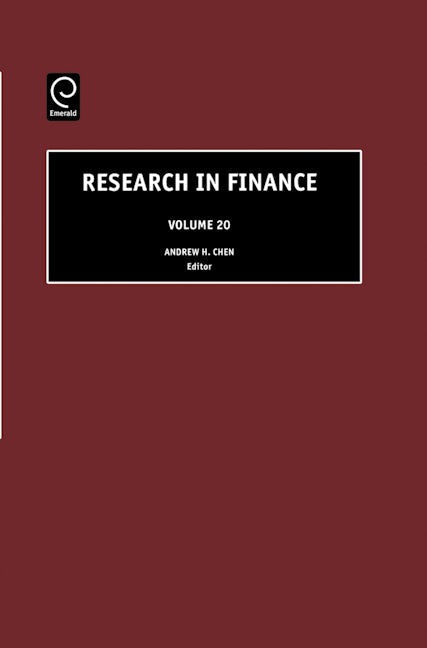 Book cover image for Research in Finance ISBN: 9780762310739